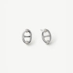 925 Sterling Silver Mariner Stud Earrings – Elegant Nautical Design | MaiaMina
