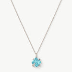 Wilda Sky Blue Topaz Petite Pendant Necklace in Sterling Silver – MaiaMina