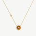 Elegant Chinese-Inspired Gold Necklace with Tigerโs eye Pendant | MaiaMina