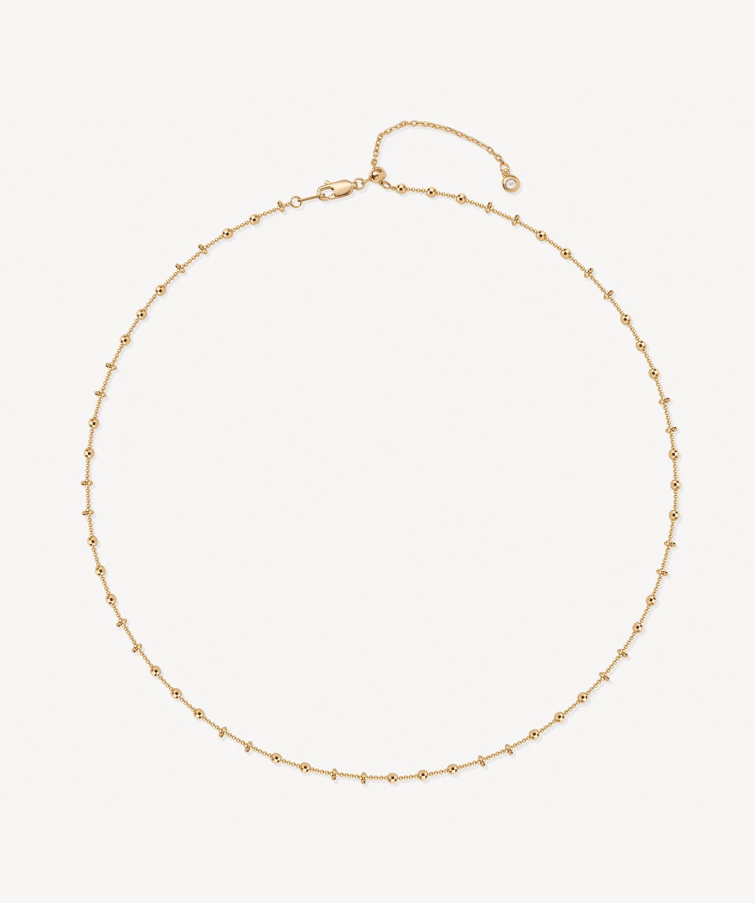Gold Satellite Chain Necklace – Dainty Layering Jewelry in 18K Gold Vermeil | MaiaMina