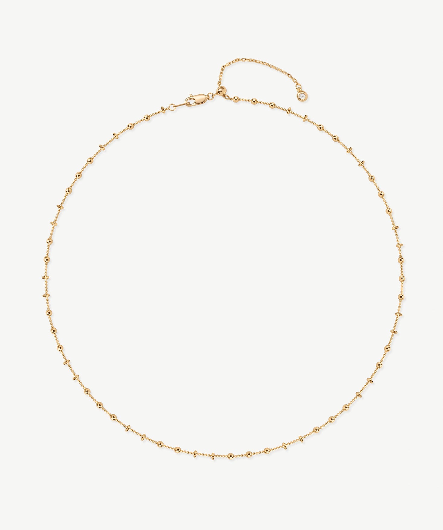 Gold Satellite Chain Necklace – Dainty Layering Jewelry in 18K Gold Vermeil | MaiaMina
