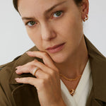 Gold Vermeil Spike Eternity Ring with Gradient Gemstones – MaiaMina