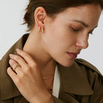 Gold Vermeil Spike Eternity Ring with Gradient Gemstones – MaiaMina