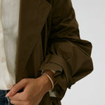 Rock Spike Bangle Bracelet in Gold Vermeil with Zircon – MaiaMina