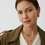 Gold Vermeil Spike Roller Pendant Necklace with Gemstones – MaiaMina