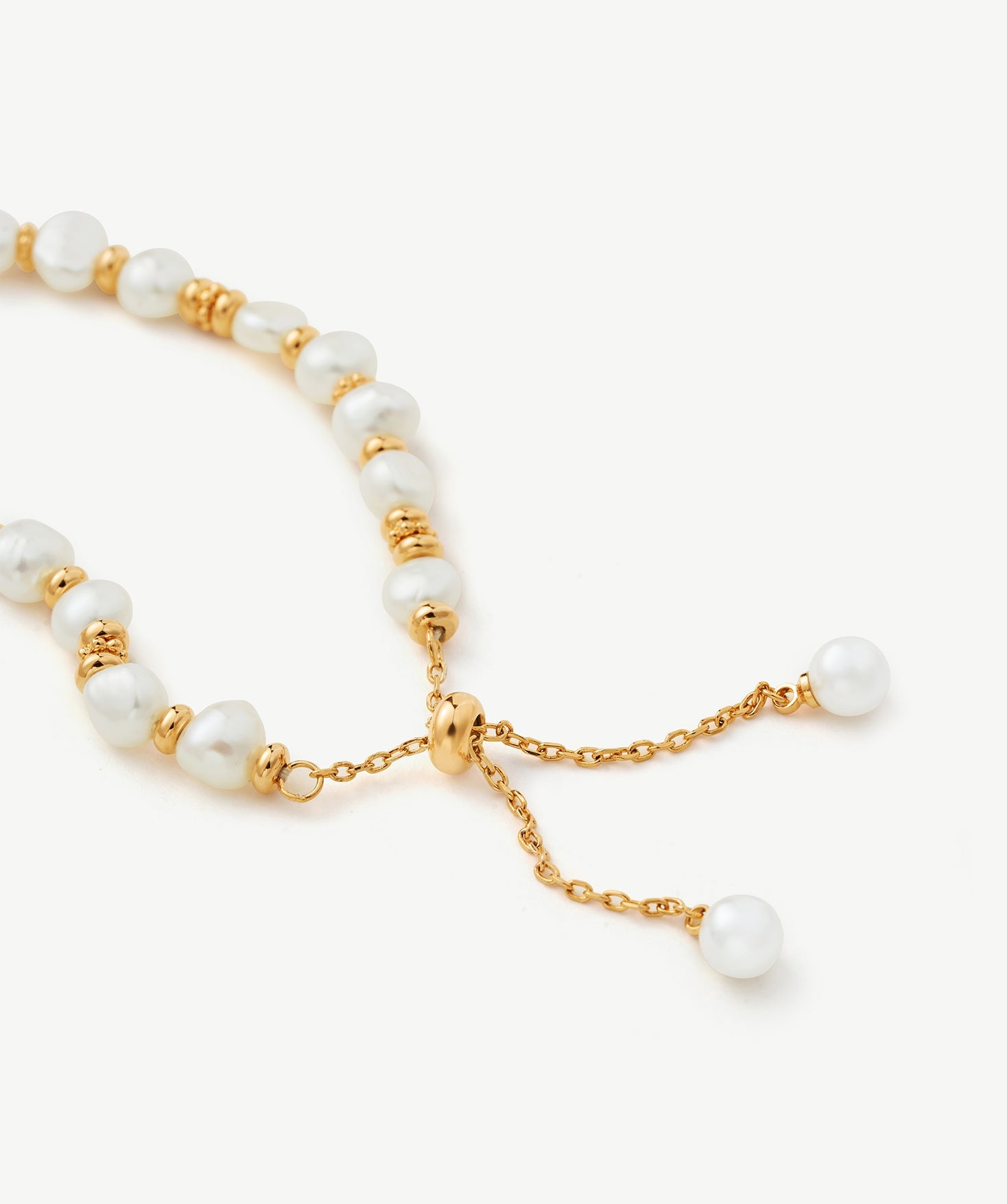 Baroque Pearl Adjustable Beaded Bracelet | Siva Collection | MaiaMina