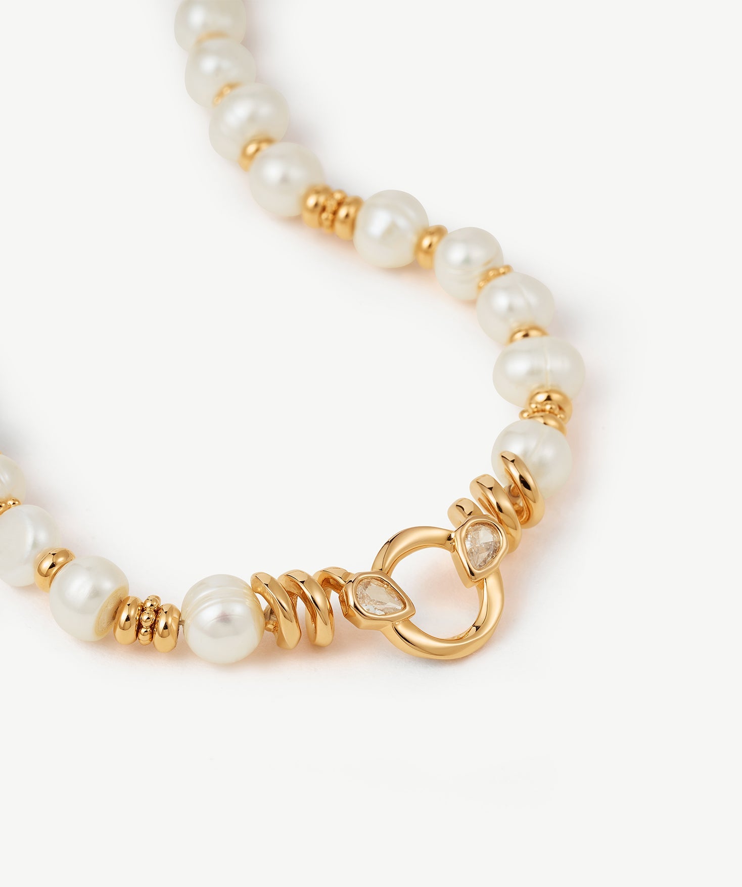 Baroque Pearl Snake Pendant Necklace in Gold Vermeil – MaiaMina