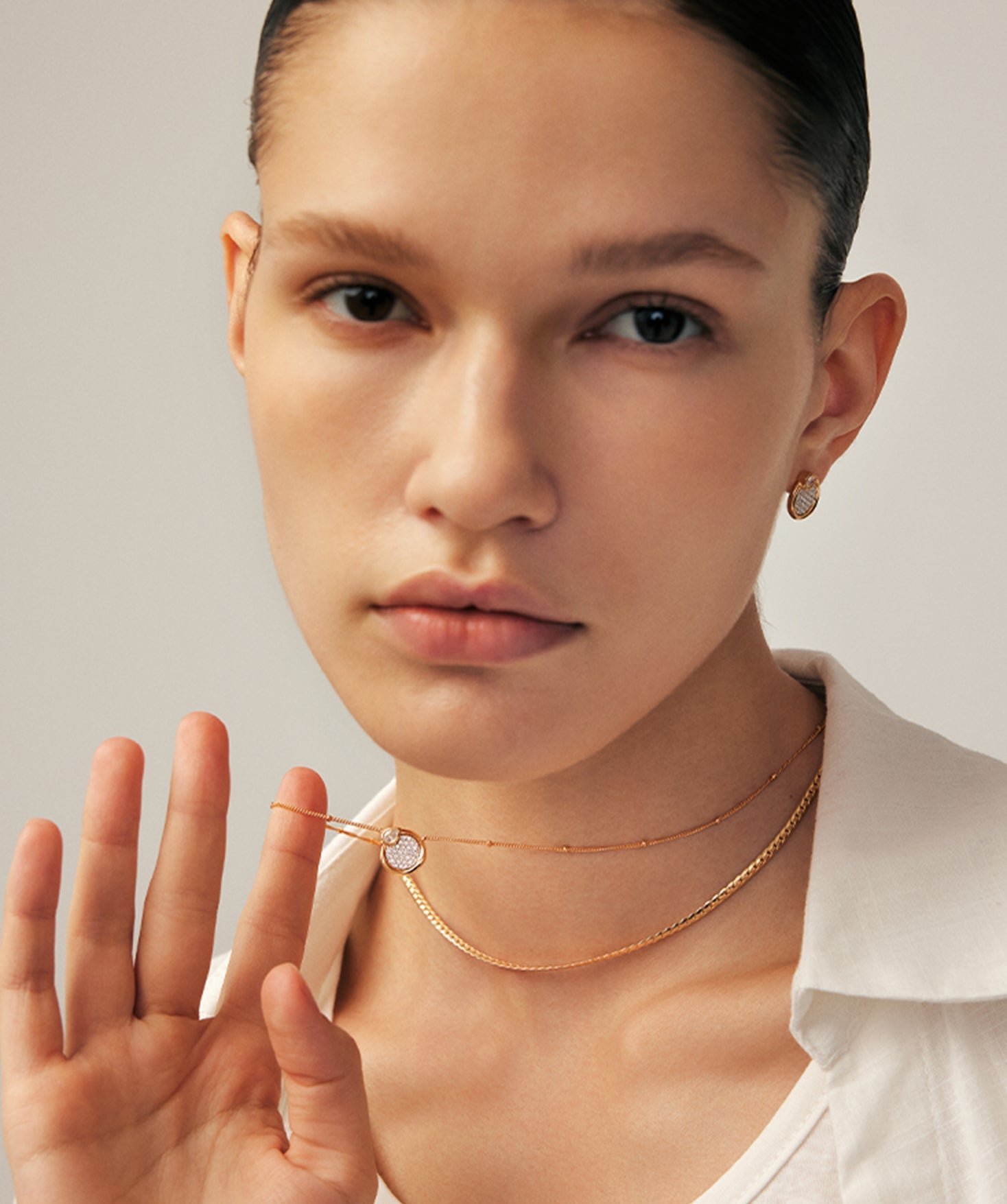 Pave Snake Pendant Necklace | 18K Gold Vermeil Jewelry | MaiaMina