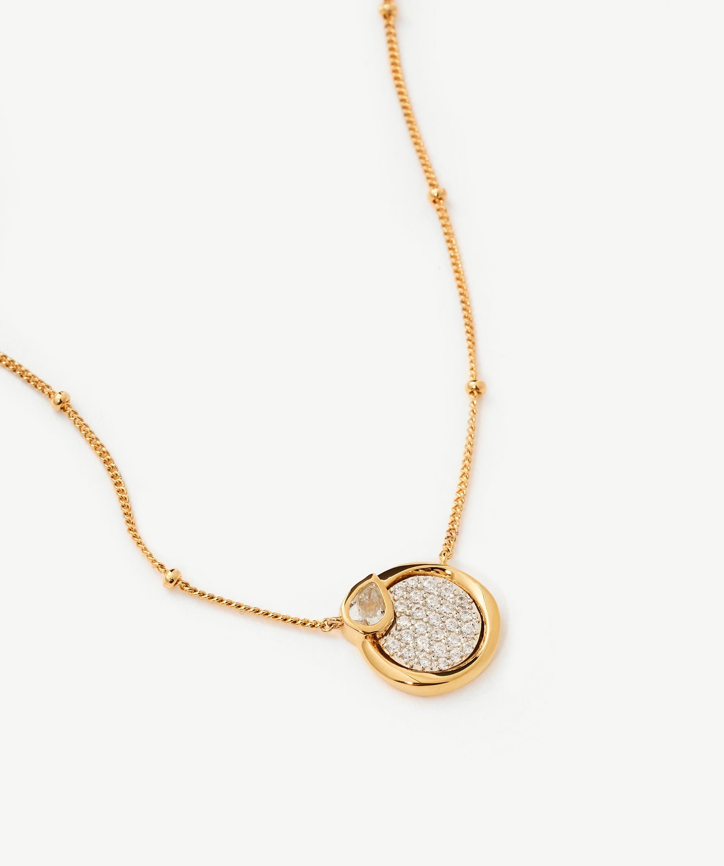 Pave Snake Pendant Necklace | 18K Gold Vermeil Jewelry | MaiaMina