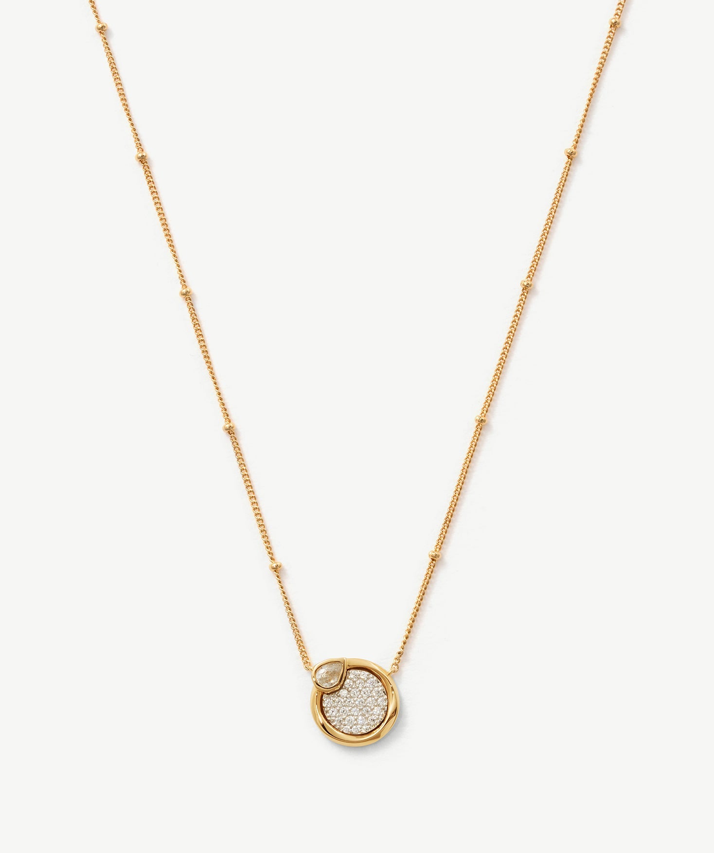 Pave Snake Pendant Necklace | 18K Gold Vermeil Jewelry | MaiaMina