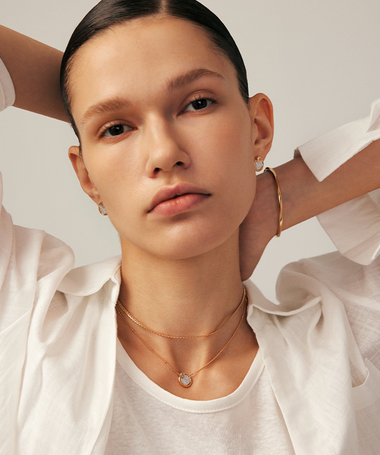 Pave Snake Pendant Necklace | 18K Gold Vermeil Jewelry | MaiaMina