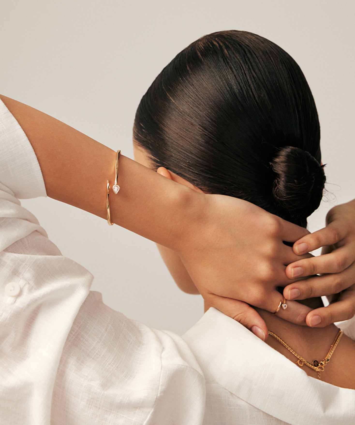 Gold Snake Cuff Bracelet - 18K Gold Plated Jewelry | MaiaMina