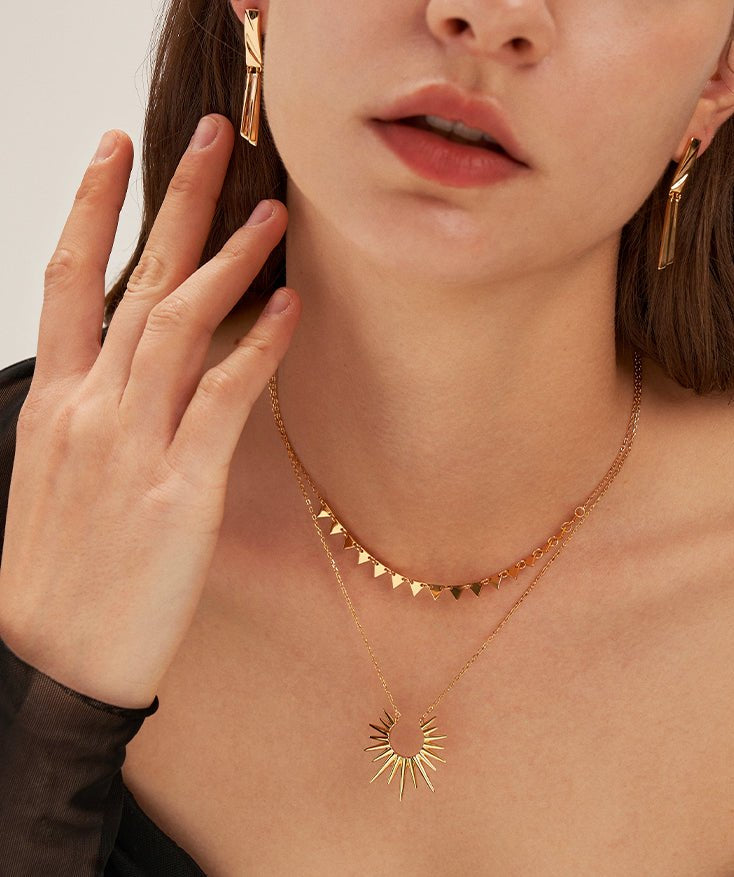 Fairy Tale Sunburst Chain Necklace | MaiaMina