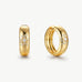 MaiaMina 18K Gold Vermeil Sterling Silver Mini Hoop Earrings Cetus Collection