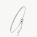 MaiaMina Lab-Grown Diamond Tennis Bracelet 0.55ct Silver | Cetus