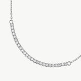 MaiaMina Lab-Grown Diamond Tennis Bracelet 0.55ct Silver | Cetus