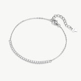MaiaMina Lab-Grown Diamond Tennis Bracelet 0.55ct Silver | Cetus