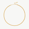 Classic Herringbone Chain Necklace in Gold | MaiaMina