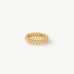 Gold Vermeil Pave Eternity Ring with Spiked Design – MaiaMina