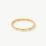 Rock Spike Bangle Bracelet in Gold Vermeil with Zircon – MaiaMina