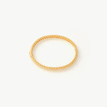 Rock Spike Bangle Bracelet in Gold Vermeil with Zircon – MaiaMina