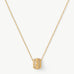 Gold Vermeil Spike Roller Pendant Necklace with Gemstones – MaiaMina