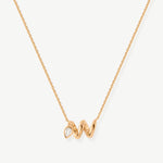 18K Gold Plated Snake Pendant Necklace – Symbol of Rebirth & Infinite Energy | MaiaMina