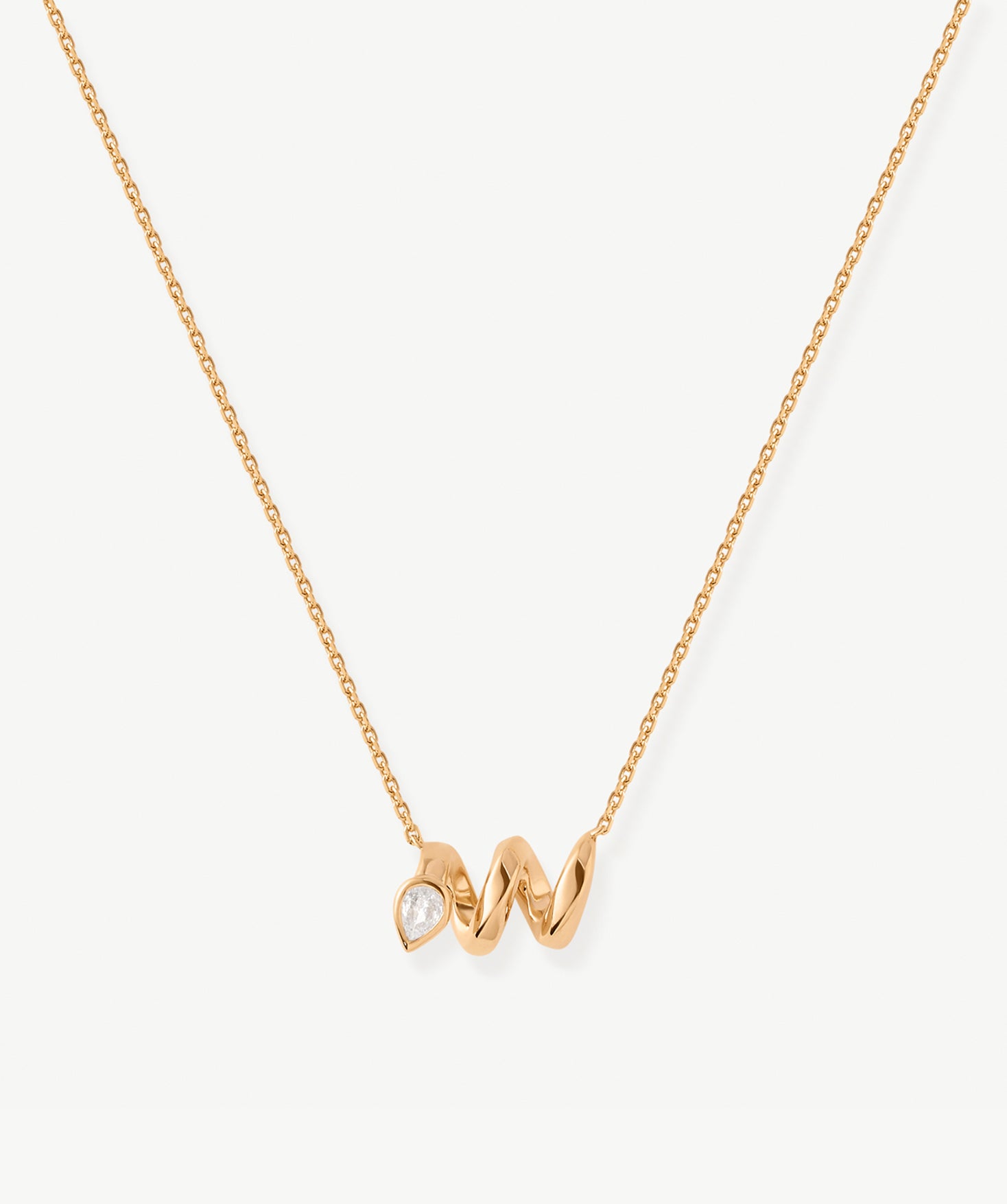 18K Gold Plated Snake Pendant Necklace – Symbol of Rebirth & Infinite Energy | MaiaMina
