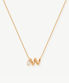 18K Gold Plated Snake Pendant Necklace – Symbol of Rebirth & Infinite Energy | MaiaMina