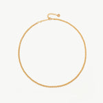 Gold Vermeil Mariner Chain Necklace – Everyday Layering Essential | MaiaMina