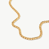 Gold Vermeil Mariner Chain Necklace – Everyday Layering Essential | MaiaMina