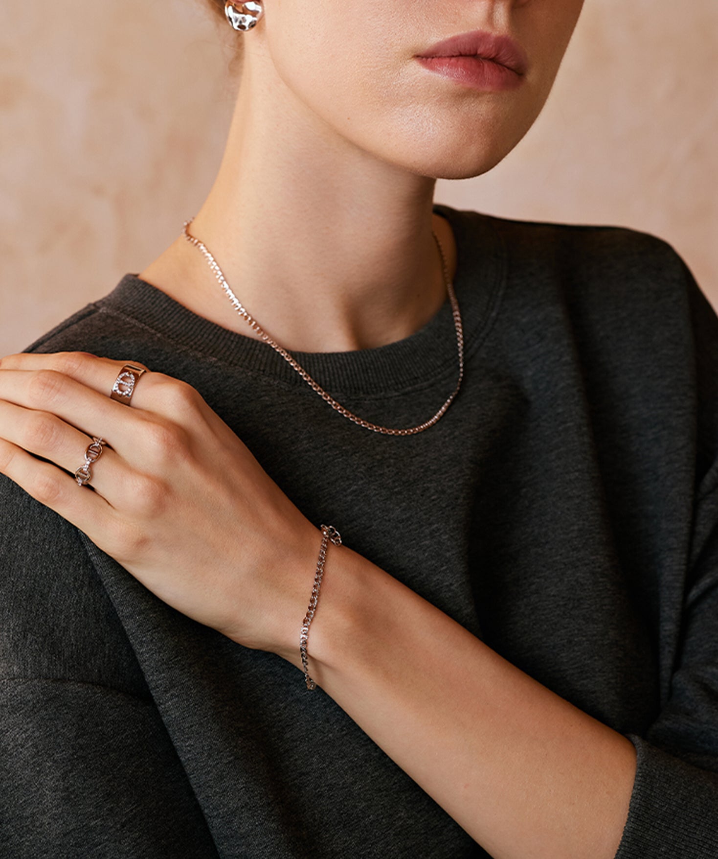 Silver Mariner Chain Bracelet – Effortless Everyday Style | MaiaMina