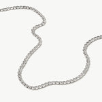 Silver Mariner Chain Necklace – Rhodium-Plated Everyday Essential | MaiaMina