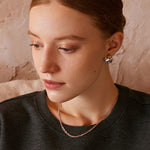 Silver Mariner Chain Necklace – Rhodium-Plated Everyday Essential | MaiaMina