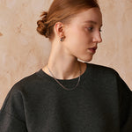 Silver Mariner Chain Necklace – Rhodium-Plated Everyday Essential | MaiaMina