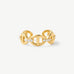 18K Gold Plated Pave Mariner Chain Adjustable Ring with Diamonds – Elegant Nautical Jewelry | MaiaMina