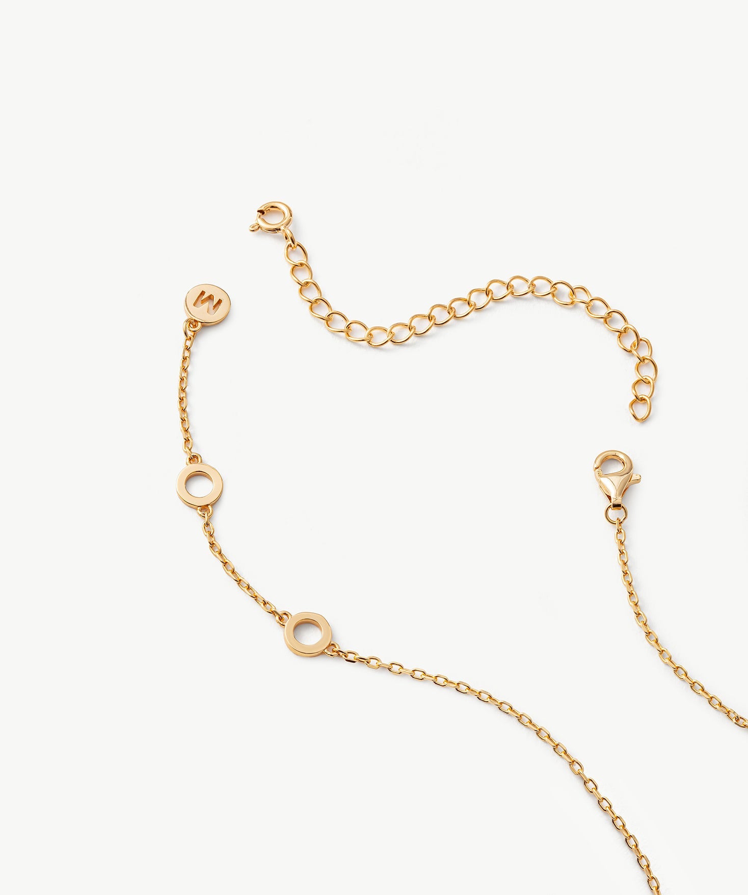 Adjustable Gold Necklace Extender 80mm | MaiaMina