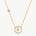 Elegant Chinese-Inspired Gold Necklace with White Mother-of-Pearl Pendant | MaiaMina