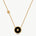 Elegant Chinese-Inspired Gold Necklace with Black Agate Pendant | MaiaMina