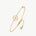 Gold Vermeil Mother of Pearl Bracelet with Pavé Accent – Aura Collection | MaiaMina