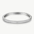 MaiaMina Rhodium Plated Textured Bangle Bracelet with Starburst Details Cetus Collection