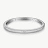 MaiaMina Rhodium Plated Textured Bangle Bracelet with Starburst Details Cetus Collection