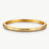 MaiaMina 18K Gold Plated Bangle Bracelet with Zirconia Cetus Collection