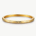 MaiaMina 18K Gold Plated Bangle Bracelet with Zirconia Cetus Collection