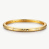 MaiaMina 18K Gold Plated Bangle Bracelet with Zirconia Cetus Collection