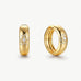 MaiaMina 18K Gold Vermeil Sterling Silver Mini Hoop Earrings Cetus Collection
