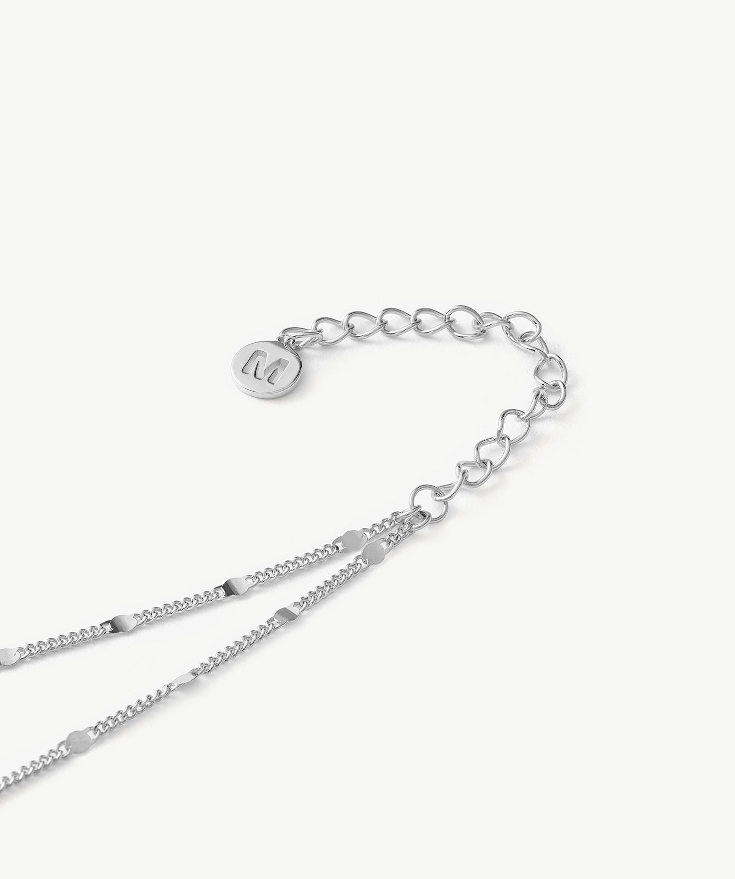 Sterling Silver Disc Layered Necklace | Classic Collection – MaiaMina