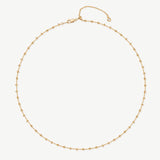 Gold Satellite Chain Necklace – Dainty Layering Jewelry in 18K Gold Vermeil | MaiaMina