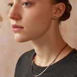 Classic Silver Herringbone Chain Necklace | MaiaMina