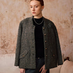 Classic Pearl Alternating Beaded Necklace in Silver | MaiaMina